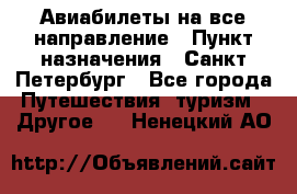 Авиабилеты на все направление › Пункт назначения ­ Санкт-Петербург - Все города Путешествия, туризм » Другое   . Ненецкий АО